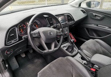 Seat Leon III Hatchback Facelifting 1.6 TDI 115KM 2017 Seat Leon Niski przebieg, LED, Polskory, NAVI, Android AUTO, 1.6 Diesel, zdjęcie 17