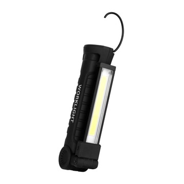 LATARKA AKUMULATOROWA LED Lampa warsztatowa hak magnes