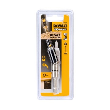 угловой адаптер 1/4 + PZ2 Impact DeWALT DT7505