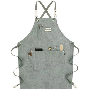 Кухонный фартук BARISTA для шеф-повара черный