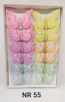 БАБОЧКИ-бабочки ИСКУССТВЕННЫЕ УКРАШЕНИЯ для ШТОР 16 дизайнов!