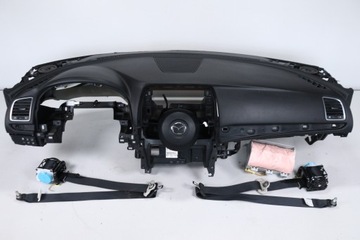 DESKA KONZOLA PÁSY AIRBAG MAZDA 6 GJ PŘED FACELIFTEM (12-16) ORIGINÁLNÍ DEMONTÁŽ