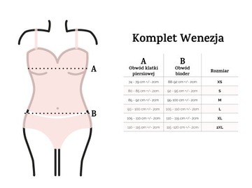 KOMPLET WENEZJA 2XL, BORDO BAWEŁNA