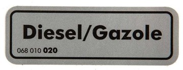 NAKLEJKA DIESEL/ GAZOLE