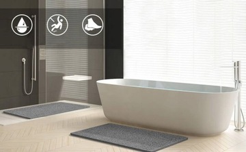 ПРОТИВОСКОЛЬЗЯЩИЙ КОВрик ДЛЯ ДУША 60x60CM