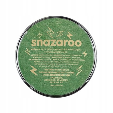 Snazaroo Farba do ciała 18 ml Metalic: Green