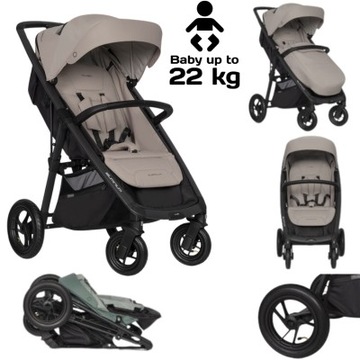 EASY GO Wózek dziecięcy Quantum Air Taupe