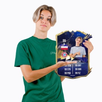 Футбольная карта FIFA 2024 Персонализированная карта Ваш фото подарок 30 см