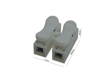 KOSTKA ELEKTRYCZNA ZŁĄCZKA INSTALACYJNA SZYBKOZŁĄCZKA OSWIETLENIOWA 2-2 10x