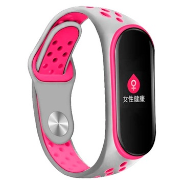 Opaska pasek perforowany do Xiaomi Mi Band 5/6 | 7 KOLORÓW