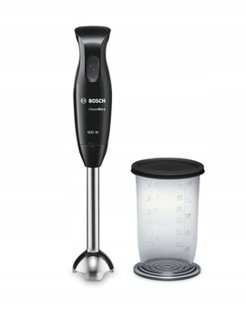 BLENDER RĘCZNY MSM 2610B 600W BOSCH CZARNY KUBEK