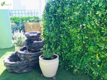 Вертикальный садовый набор искусственных растений, искусственная живая изгородь микс2, зеленый коврик