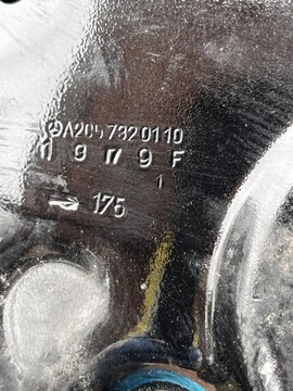 DVEŘE LEVÉ LEVÝ ZADNÍ MERCEDES TŘÍDA C W205 SEDAN