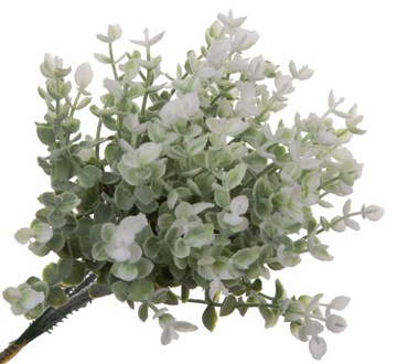 ЭВКАЛИПТ МИНИ 6X Ветка ИСКУССТВЕННАЯ ДОПОЛНИТЕЛЬНАЯ 23 СМ