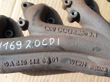 KOLEKTOR VÝFUKOVÝ A6401420301 MERCEDES A TŘÍDA W169 EU 2.0 CDI