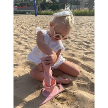 СИЛИКОНОВАЯ ЛЕЙКА SCRUNCH КРОКОДИЛ пудровый розовый