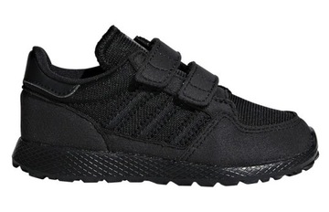 20 DZIECIĘCE ADIDAS FOREST G27824 RZEPY CZARNE