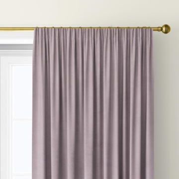 ШТОРА С ЛЕНТОЙ ДЛЯ СКЛАДОК ВЕЛЮРОВАЯ 140Х250 РОЗОВАЯ