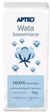 WATA BAWEŁNIANA 50G