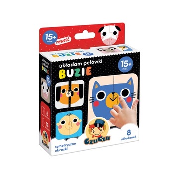 CZUCZU Puzzle Układam Połówki - Buzie 15m+