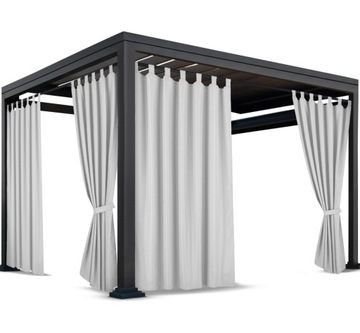 ZASŁONY NA TARAS 155x210 ZASŁONA OGRODOWA OGRODOWE NA SZELKACH WODOODPORNE