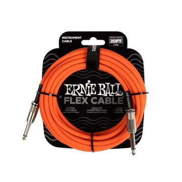 Kabel gitarowy ERNIEBALL EB6421 Kabel instrumentalny 6 mb Orange,PO6421