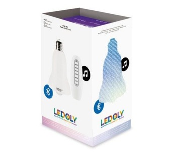 Wielokolorowa żarówka LED Bluetooth z głośnikiem