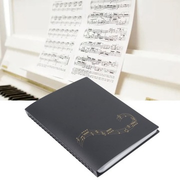 Музыкальная папка из ПП Емкость 60 страниц Держатель для записываемой бумаги до 4Б