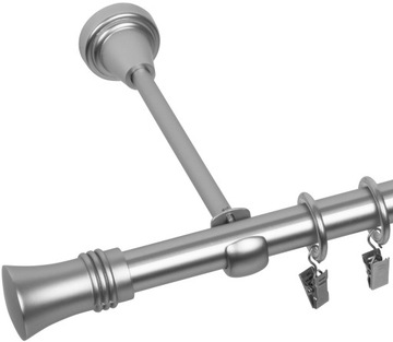 ОДИНАРНЫЙ КАРДИН 160 СМ 19 ММ БЕСШУМНЫЕ КОЛЬЦА 3 ЦВЕТА КОНЦОВ НА ВЫБОР RENA