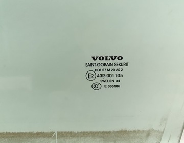 SKLO (OKNO) BOČNÍ LEVÝ PŘEDNÍ DVEŘE VOLVO V50 S40 II