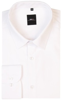 BIAŁA KOSZULA DŁUGI RĘKAW MMER 001 176-182 36-SLIM