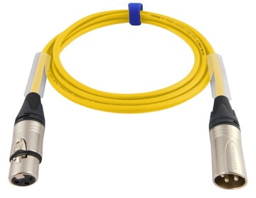 ŻÓŁTY SOMMER STAGE KABEL XLR XLR NEUTRIK 75m