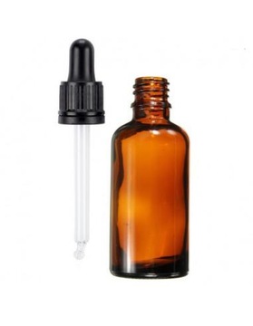 Butelka brązowa 100 ml z pipetą szklaną