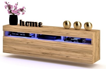 SZAFKA RTV KOMODA PLAY CRAFT Wisząca + LED 140