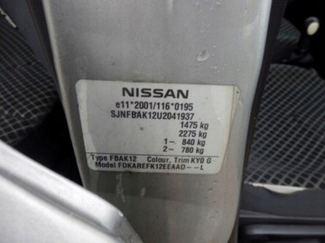 NISSAN MICRA K12 05 DORAZ ZÓNA DEFORMACE PŘEDNÍ