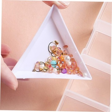 160 шт., треугольная пластина для дизайна ногтей, ювелирная тарелка Triangle Kor