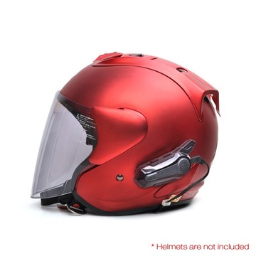 BT-интерком на мотоцикле с гарнитурой на шлеме