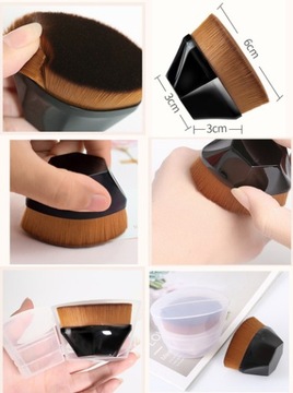 ОДИНАРНАЯ ЩЕТКА для тонального крема, очень плотная и мягкая.