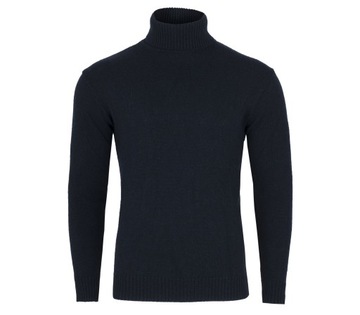 GOLF MĘSKI WEŁNIANY SWETER GRANATOWY! XXL SW292