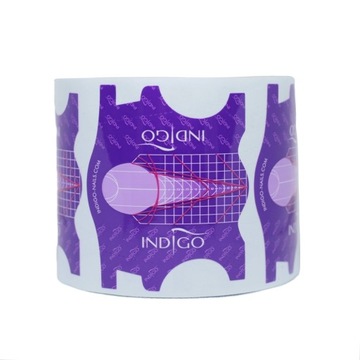 500x INDIGO SZABLONY FORMY do paznokci Żel Akryl