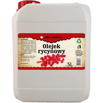 OLEJ RYCYNOWY NATURALNY NIERAFINOWANY 5L Z INDII Pure Chemical