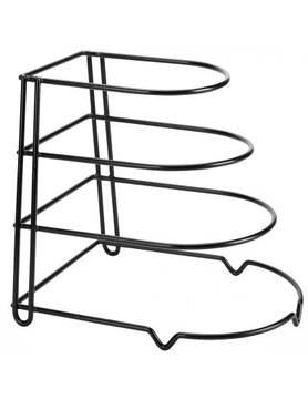 Organizer do patelni Kinghoff KH-1582 4-poziomowy czarny