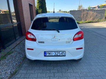 Mitsubishi Space Star Hatchback 5d 1.2 80KM 2015 Mitsubishi Space Star 1.2 benzyna 80 KM automat zarej w PL zadbany mo, zdjęcie 5