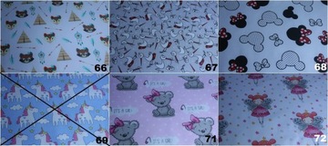 ŁÓŻECZKO DREWNIANE dla lalek +POŚCIEL 5 elementów