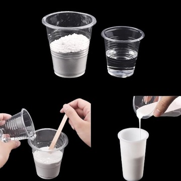 КОМПЛЕКТ КОНТЕЙНЕРА ДЛЯ ОТЛИВКИ СВЕЧ ИЗ ПОЛИМЕРНОЙ ГИПСОВКИ ДЛЯ ОТЛИВКИ СВЕЧ