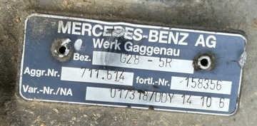 SKŘÍŇ ŘAZENÍ MERCEDES VW LT G28-5R 711.614