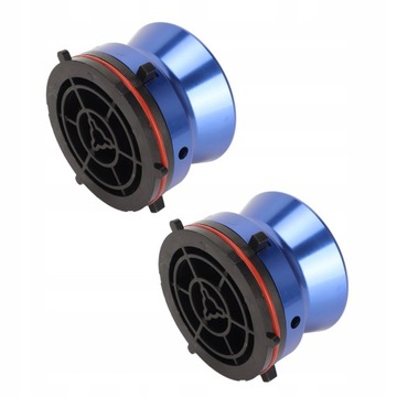 2 шт. ПОЛИРОВАННЫЕ 10-ДЮЙМОВЫЕ СИНИЕ АДАПТЕРЫ ДЛЯ СТУПИЦЫ NAB