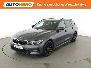 BMW Seria 3 G20-G21 Touring 2.0 320d 190KM 2020 BMW 320 MHEV xDrive Advantage Navi ACC HUD Grzane