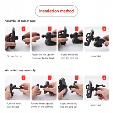 Автомобильный держатель для телефона на длинном плече.
