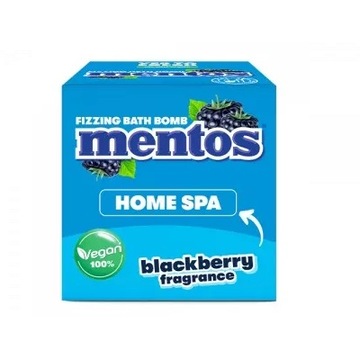 Mentos Musująca kula do kąpieli Jeżyna 140g P1